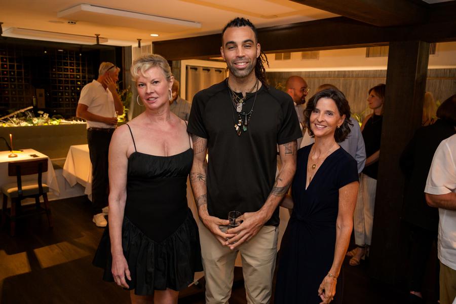 Jennifer Pappas, Troy Valencia, and Deborah Kadagian at the Solas Foundation inaugural fundraiser
